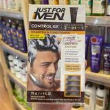  (SALE-SNL) Dầu gội xả Just For Men Control GX Grey Reducing Gradual Hair Color for Stronger and Healthier Hair 4Oz 118ml 