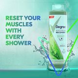  (SALE-T2/26) Sữa tắm và ngâm bồn cho nam Degree Exfoliating Boost Tea Tree Body Wash and Soak 22Oz 650ml 