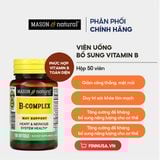  CTY - Viên uống bổ thần kinh và tăng cường sức khỏe Mason Natural B-Complex 100 viên 