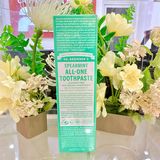  Kem đánh răng hữu cơ hương Húng bạc hà Dr. Bronner's Spearmint Toothpaste 5Oz 140g 