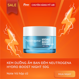  (SALE-T1/26) Kem dưỡng ẩm ban đêm Neutrogena Hydro Boost Night Pressed Serum 1.7Oz 50g 