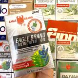  Dầu trắng Eagle Brand Medicated Oil Aromatic Lavender Eucalyptus - Mùi Oải Hương 0.8Oz 24ml 