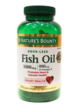  Viên uống bổ sung Omega Nature's Bounty Odor-Less Fish Oil 1400mg 130 viên 