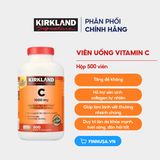  CTY-Viên uống bổ sung hỗ trợ tăng đề kháng Kirkland Vitamin C 1000Mg 500 viên 