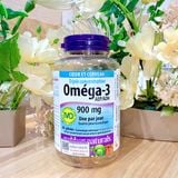  CTY - Viên uống bổ sung Omega 3 Webber Naturals Triple Strength Omega-3 900mg 80 viên 