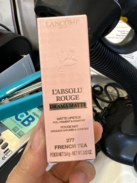  Son Lancome L'Absolu Rouge Drama Matte 277 French Tea 0.12Oz 3.4g 