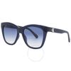  Kính Calvin Klein Blue Gradient Square Ladies Sunglasses CKJ22608S 400 54 