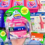  Gel vệ sinh Scrubbing Bubbles Toilet Cleaning Stamp Fresh Gel - Floral Fusion 1.34Oz 38g 