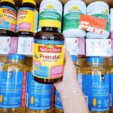  Viên uống bổ sung vitamin tổng hợp cho mẹ bầu Nature Made Prenatal Folic Acid + DHA 150 viên 