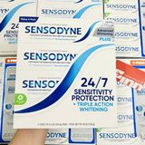  Set 4 kem đánh răng Sensodyne Advanced Whitening 24/7 Sensitivity Protection Toothpaste 6.5Oz 184g 