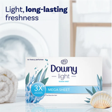 Giấy thơm quần áo Downy Light Ocean Mist Dryer Sheets 60 tờ 