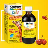  (Úc) Siro cho trẻ biếng ăn Centrum Kid Incremin Iron Mixture Cherry 200ml 