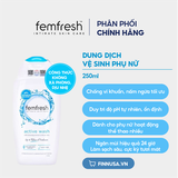  CTY-Dung dịch vệ sinh phụ nữ Femfresh Untimate Care Active Fresh Wash 250ml 