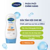  CTY-Sữa tắm gội cho bé Cetaphil Baby Wash & Shampoo With Organic Calendula 230ml 
