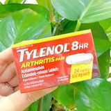  Viên uống hỗ trợ giảm đau hạ sốt Tylenol 8Hr Arthritis Pain Relief Extended-Release Caplets 24 viên 