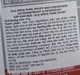  Sáp khử mùi & Giảm Tiết Mồ Hôi Old Spice Pure Sport Anti-perspirant & Deodorant 85g (Có Tem Phụ) 