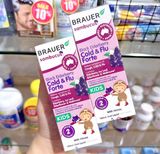  CTY - Siro hỗ trợ giảm ho, sổ mũi do cảm lạnh Brauer Sambucus Black Elderberry Cold & Flu Forte 100ml 
