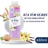  Sữa tắm St.Ives Vanilla & Oat Milk Pampering Body Wash 22Oz 650ml 