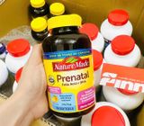  CTY - Vitamin tổng hợp cho bà bầu Nature Made Prenatal Folic Acid + DHA 150 viên 