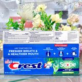  CTY - Kem đánh răng Crest Plus Scope Outlast + Whitening Fluoride Anticavity Toothpaste 5.4Oz 153g 