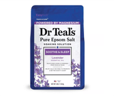  (SALE-SNL) Muối tắm ngâm bồn Dr Teal's Soothe & Sleep Lavender Pure Epsom Bath Salt 1.36kg 