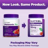  Kẹo hỗ trợ giấc ngủ Natrol Melatonin Gummies 10mg 90 Viên 