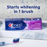  Kem đánh răng Crest 3D White Advanced Teeth Whitening Toothpaste, Radiant Mint 3.3Oz 93g 
