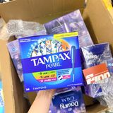  Băng vệ sinh Tampax Pearl Triple Pack Unscented Plastic Tampons 34 miếng 