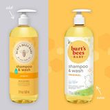  Sữa tắm gội dịu nhẹ cho bé Burt's Bees Baby Shampoo & Wash Original Tear Free Baby Soap 21Oz 621ml 