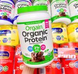  Bột bổ sung Orgain Organic Vegan Protein Powder Creamy Chocolate Fudge <1g Sugar 32.4Oz 920g 