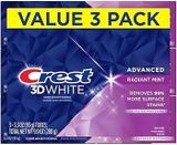  Set 3 Kem Đánh Răng Crest 3D White Advanced Radiant Mint Toothpaste - 3.3oz/3pk 