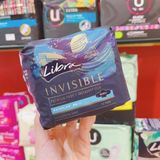  (SALE-T7/26) Băng vệ sinh Libra Invisible Regular Wings 12 miếng 