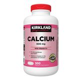  Viên uống bổ sung canxi Kirkland Signature™ Calcium 600mg + D3 500 viên 