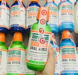  Nước súc miệng TheraBreath Fresh Breath Dentist Formulated Oral Rinse - Mild Mint 16Oz 473ml 