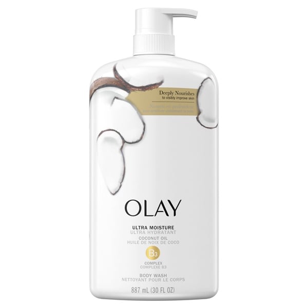  NK - Sữa tắm Olay Ultra Moisture with Coconut Oil 24HR Moisturizing Body Wash 975mL 33Oz 