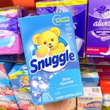  Giấy thơm quần áo Snuggle Fabric Softener Dryer Sheets - Blue Sparkle 200 tờ 