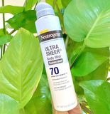  Bình xịt chống nắng toàn thân Neutrogena Ultra Sheer Body Mist Sunscreen Spray Broad Spectrum SPF 70 5 oz 141g 