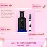  (SALE-SNH) Nước hoa chiết Boss Bottled Night EDT Spray 10ml 
