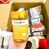  Viên uống nhau thai cừu Healthy Care sheep placenta 5000mg 100 viên 