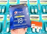  Hộp 14 cặp dán trắng răng Crest 3DWhitestrips Radiant Express Levels 18 Whiter 