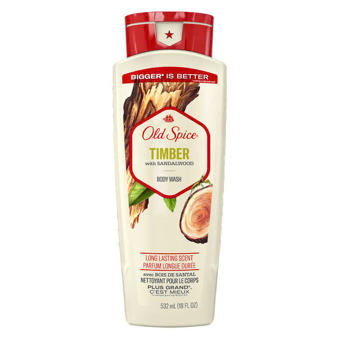  Sữa tắm Old Spice Timber Sandal Wood 18Oz 532ml 