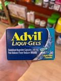  Viên uống giảm đau hạ sốt Advil Liqui-Gels Pain Reliever/Fever Reducer Liquid 20 viên 