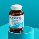  (Úc) Viên bổ não mắt dầu cá Blackmores Omega Omega Brain hight DHA Fish Oil Úc 60 viên 