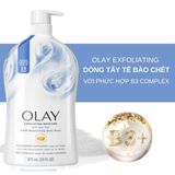  CTY - Sữa tắm Olay Exfoliating Moisture with Sea Salt 24HR Moisturizing Body Wash 975mL 33Oz 