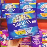  Băng vệ sinh Tampax Pearl Multipack Tampons with LeakGuard Protection 47 miếng 
