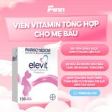  (Úc) Viên uống bổ sung vitamin cho mẹ bầu Elevit Pregnancy Vitamins & Minerals 100 viên 