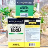  CTY - Viên uống bổ não Mason Natural Ginkgo Biloba 60 viên 