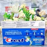  CTY - Kem đánh răng Crest Plus Scope Deep Clean + Whitening Fluoride Anticavity Toothpaste 5.4Oz 153g 
