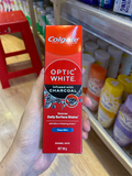  ( Úc ) Kem đánh răng Colgate Optic White infused with Charcoal Toothpaste 100g 
