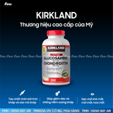  Viên uống bổ khớp Kirkland Signature Glucosamine and Chondroitin 280 viên 